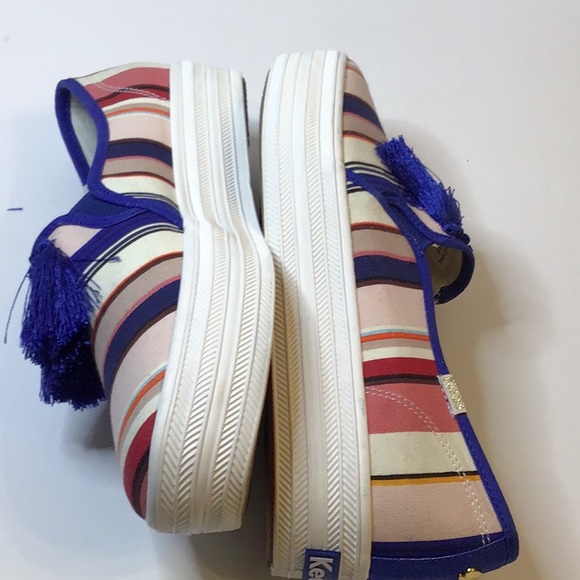 KEDS BY KATE SPADE MULTI COLOR PLATFORM LOAFERS SHOES SZ 7.5 - Picture 10 of 13